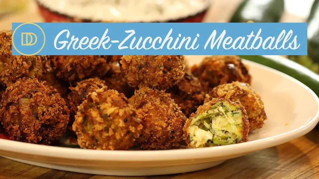 Zucchini Meatballs: Kolokithokeftedes