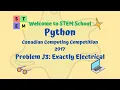 Python - Canadian Computing Competition 2017