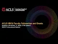 2026 ACLS HBCU Faculty Fellowship and Grant Program Webinar