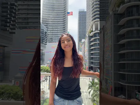 Ayer en la India🇮🇳, hoy en Miami 🇺🇸🤭