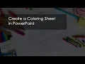 Create a Coloring Sheet in PowerPoint