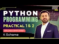 PyCharm IDE First Program Tutorial Python Practical No 1 and 2 Diploma K Scheme Semester 4