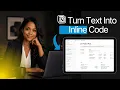 How to Make Text Pop in Notion Inline Code Trick