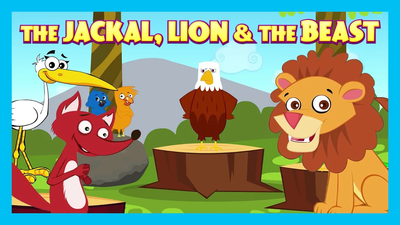 The jackal, Lion & The Beast | Tia and Tofu Storytelling | Moral and Learning Stories In English