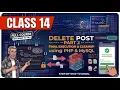 Class 14 Delete Post - Part 2 Dynamic Website using PHP MySQL