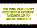 GIS Tool to convert Mike Urban network shapefiles to EPAnet network