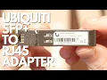 The Ubiquitui SFP to RJ45 Adapter UACC-CM-RJ45-MG