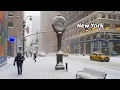 Lagu New York City Snowstorm 4k Walk Midtown Manhattan Walking Tour