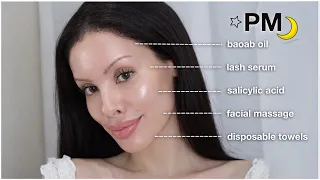 night self-care routine for clear, glowing skin (step-by-step)