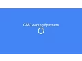 How to make CSS layered Loading Spinner