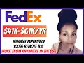 FedEx Is Hiring NOW With Minimal Experience Required