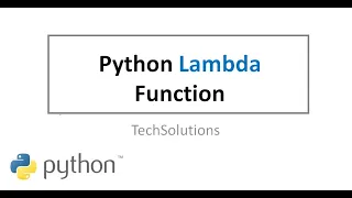 Python Lambda Learn Python LAMBDA in 4 minutes