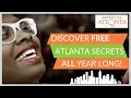 Free Things to do in Atlanta all year long