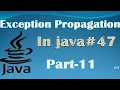 Exception Propagation In Java Explain In Hindi With Example