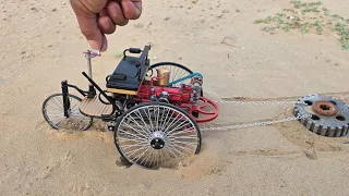  Self-Assembled 1886 Benz Patent-Motorwagen Model Kit - The World's First Automobile @enginediy 