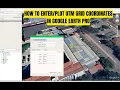 How to UTM Grid Coordinates into the Google Earth Pro