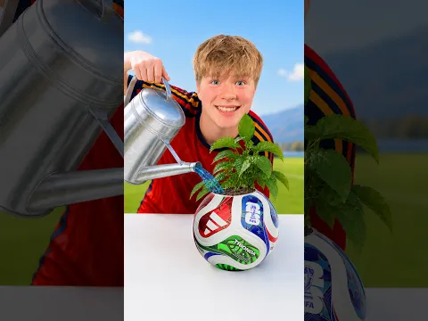I Grew a Vegetable in a Football 🌱⚽️