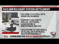 Pa s unified court system settlement