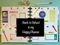 Back to School Spread in my Happy Planner