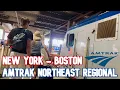 Amtrak Northeast Regional New York Penn Station - Boston South Station Coach Class