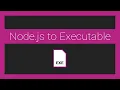 How to Bundle your Node js application into an executable for Windows Linux and OS X