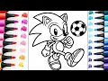 How to draw Sonic 3 Coloring pages