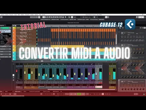 Download MP3 Cómo convertir MIDI a AUDIO en Cubase 12