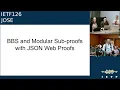 IETF 126 Javascript Object Signing and Encryption JOSE 2026-07-21 12 00