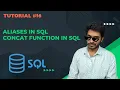 Aliases in SQL Concat Function in SQL