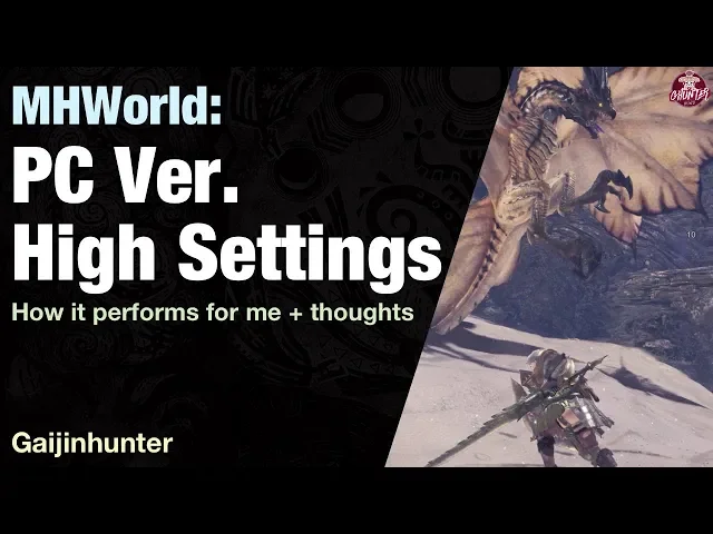 MHWorld: PC High setting [1440p]