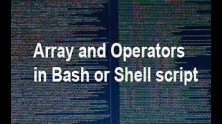 Array Basics in Shell Scripting Use of Array in Shell Shell script Tutorial