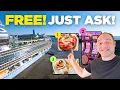 Top FREE Things You Can Get On A Cruise Just By Asking