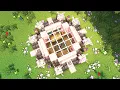 Minecraft 1 20 I How to Build a Cherry Blossom Underground Enchantment Room