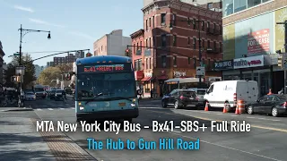 Bx41-SBS Bus Full Ride The Hub to Gun Hill Road MTA NYC Bus