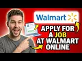 How to Apply for a Job at Walmart Online Complete Guide