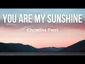 Download Lagu Christina Perri - You Are My Sunshine (Lyrics)