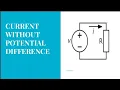 Current without potential difference