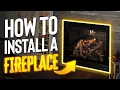 How to install a Fireplace start to finish direct vent natural gas