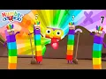 Seven Times Tables - Multiplication Challenge Learn to Count for Kids Numberblocks