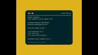 Python openpyxl - Change font type