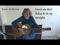 Don't Do This when playing guitar