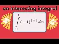 An interesting integral with the floor function