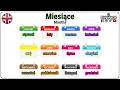 Miesiace po angielsku - Months in English
