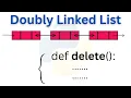 Doubly Linked List Program Deletion Operation Data Structures