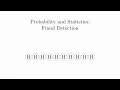 Probability and Statistics 7 - Fraud Detection