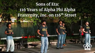 Sons of Eta 116 Years of Alpha Phi Alpha Fraternity Inc on 116th Street