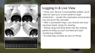 How to Access Lorex Cameras on PC - Windows Viewing Setup Login Guide