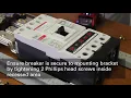 How to install 400A subfeed breaker on 600A panel