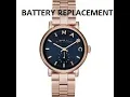 Marc Jacobs watch battery change