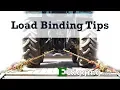 Load Binding Tips - How To Secure Heavy Loads